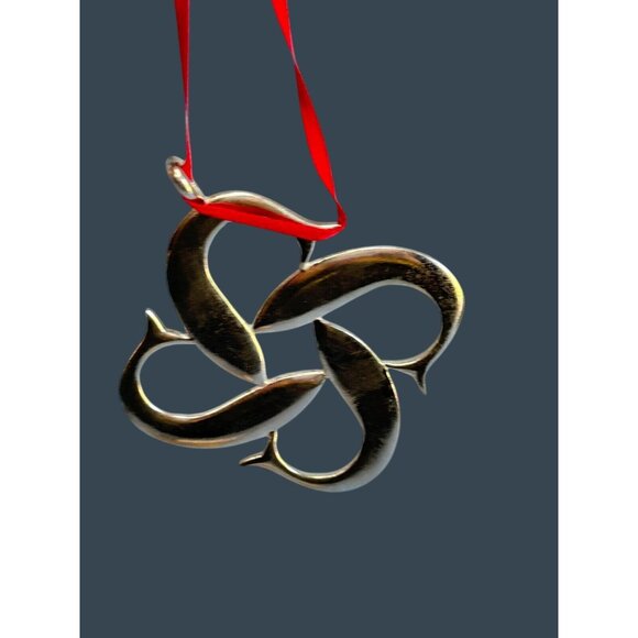 Lovell Designs Polaris North Star Pewter Christmas Cove Ornament 2 1/4" - Picture 6 of 8